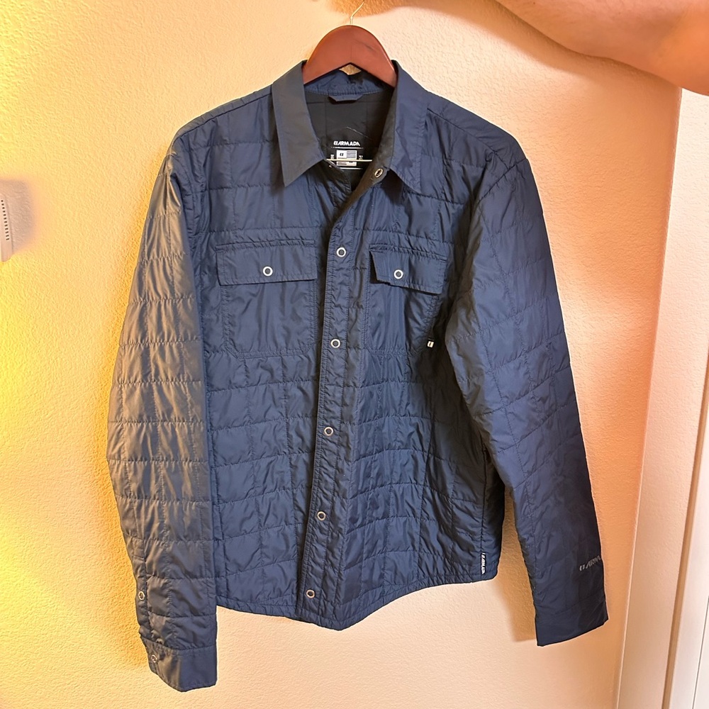 Armada Quilted Snap Front Jacket XL Lightweight Ski Travel Jacket